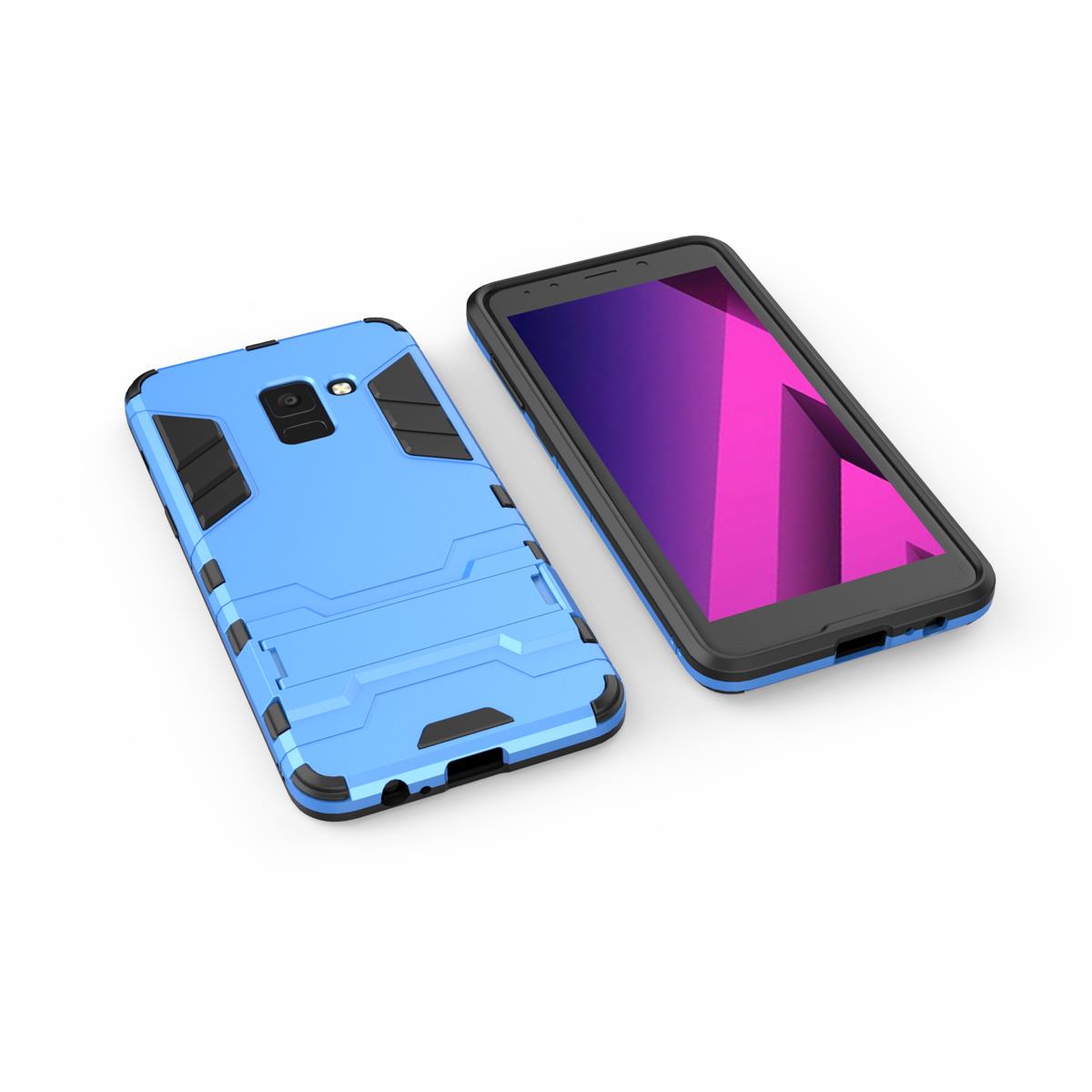 Bakeey-2-in-1-Armor-Kickstand-Hard-PC-Protective-Case-for-Samsung-Galaxy-A8-2018-1297008